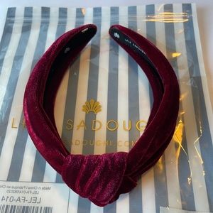 Lele Sadoighi velvet knotted headband